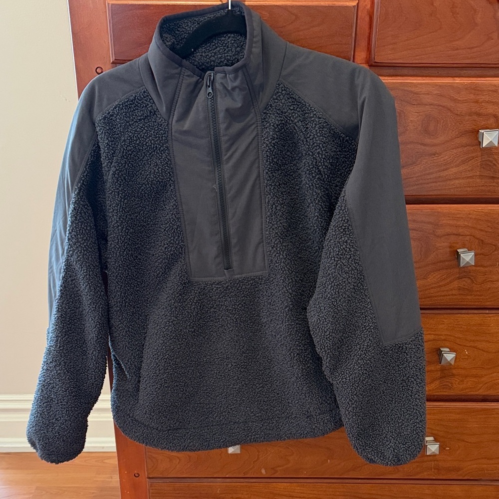 Fleece quarter zip women’s large. Marine layer